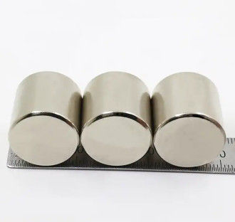 Revêtement rond de NiCuNi d'aimant de Ndfeb de terre rare d'aimants de cylindre de néodyme