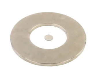 En rond aggloméré Ring Ndfeb Magnets Ni-Cu-Ni Coating pour industriel