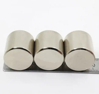 Revêtement rond de NiCuNi d'aimant de Ndfeb de terre rare d'aimants de cylindre de néodyme